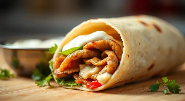 Kebab rollo: Ile kalorii? Sprawdź fakty i wybierz mądrze