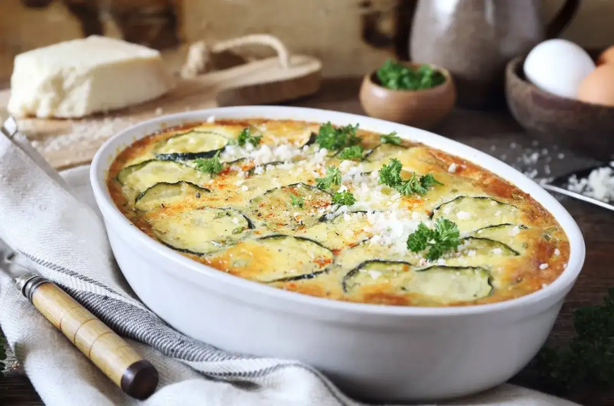Zapiekanka z grillowaną cukinią: przepis, triki, by nie była wodnista!